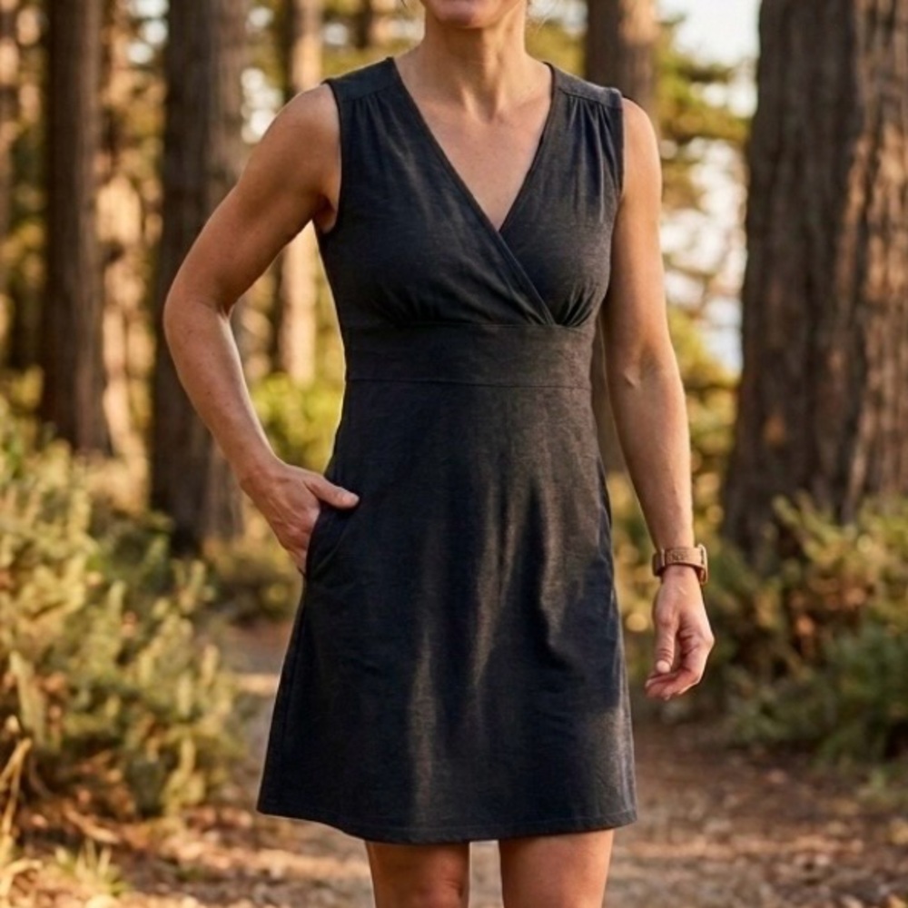 Toad&Co Palmira Dress Women’s Small Sleeveless A-Line Organic Cotton Blend